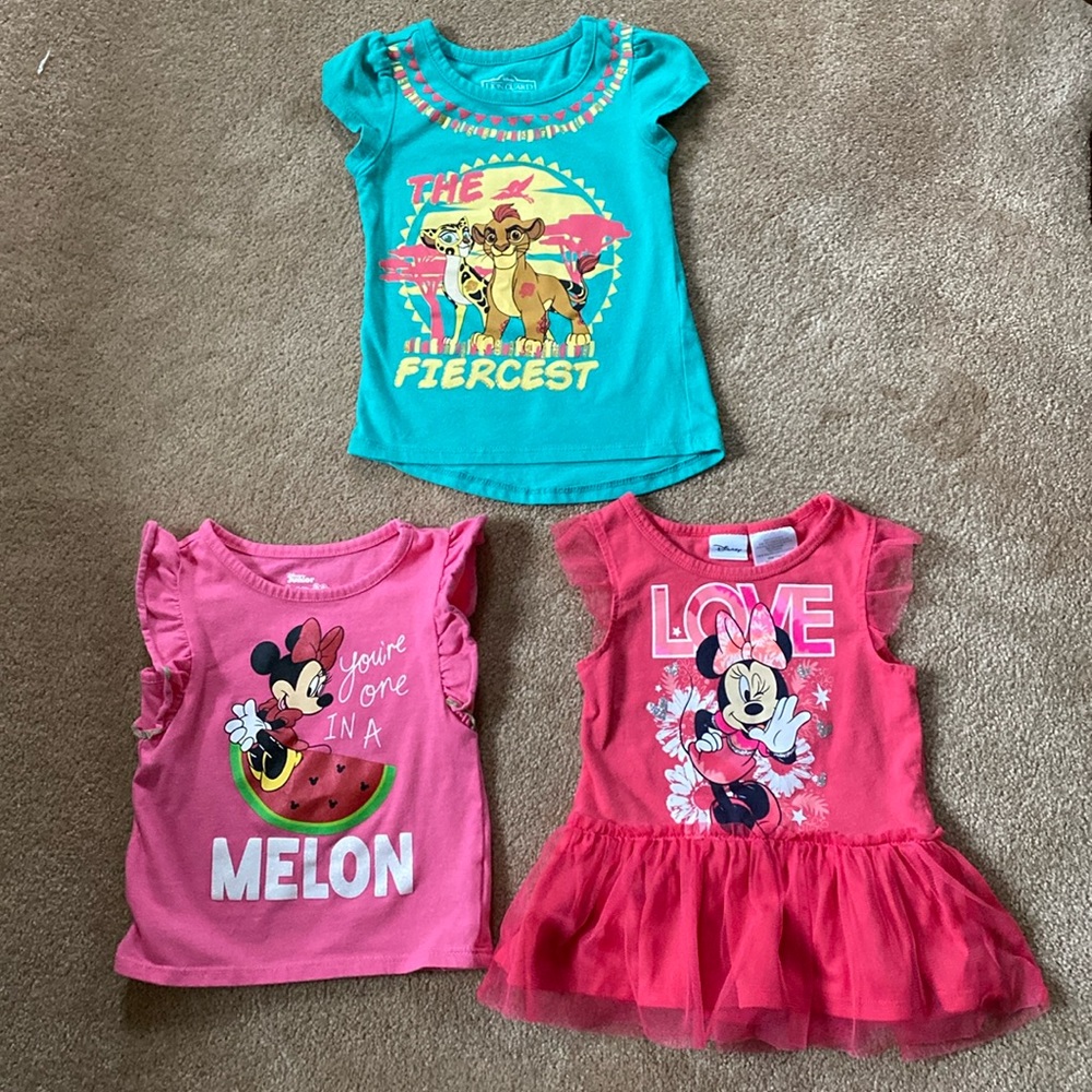 Three Disney tops